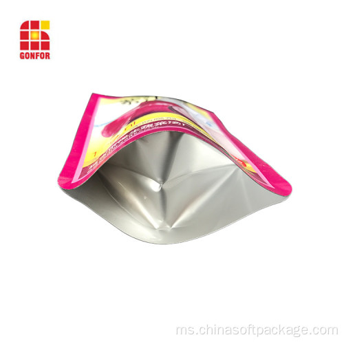 Doypack 121 darjah Retort Pouch Aluminium Bags